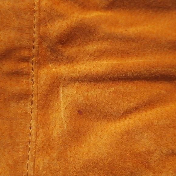 Vintage Global Identity Leather G-III Midi Suede / Leather Skirt Sz 9/10 NWT - Picture 7 of 12